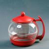 Чайник заварочник стекло и  пластик 1250 мл 117 В3