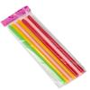 Клей палочками 7 мм цветные с блестками 18см 