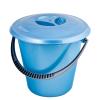 Ведро пластиковое, 8 л, с крышкой, артикул АП056