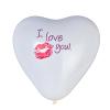 Шары 12" 50шт белое сердце
