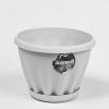 Горшок для цветов пластиковый  Знатный  мраморный  110 с поддоном 0,45л М300МР (шт.)