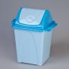 Ведро для мусора Премиум, 5 л, голубое, пластик, артикул Т163