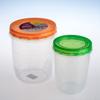 Набор пластиковых банок, 0.6 л, 1.3 л, с закручивающейся крышкой
