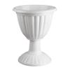 Вазон Жасмин 18,0л на ножке белый М1392 уп/5