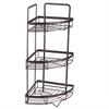 Полка угловая 3 яруса, HP01-999 черный