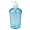 Диспенсер для жидкого мыла 350мл, "Natural stone" Голубой прозрачный BQ1215ГЛПР