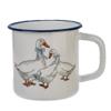 Кружка эмалированная  1л  01-0107н/4-Гуси