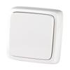 Выключатель одноклавишный HEGEL, АЛЬФА, открытой установки, с изолирующей пластиной, арт. ВА16-113