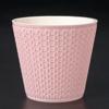 Горшок для цветов "Velvet" D160 мм, 1,6л (светло-розовый)