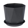 Кашпо Призма d-175мм 2,6л с поддоном (уп/12шт) 3138Mграф