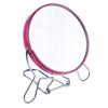 Зеркало на металл подставке, двойное, цветной корус, D10см, метал и стекло, артикул 6184