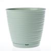 Горшок для цветов Saffron 1,5 л, с поддоном,светло-зеленый