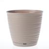 Горшок для цветов Saffron 9,1л,с поддоном,бежевый