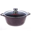 Кастрюля 4л Шоколад, литая ручка с кр. (п/у),артикул  к2633аш