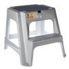 ТАБУРЕТ СО СТУПЕНЬКОЙ "VOLF" 472х486х418 ММ ,Светло-серый, артикул 118