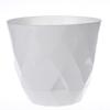 Горшок для цветов Laurel D175 мм, 2.3 л с поддоном ,белый