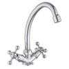 Смеситель CRONWIL, кухня, 1/2, керамика, крест, артикул CB330-40