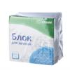 Блок для записей на склейке СТАММ "Basic" 8*8*4см, белый