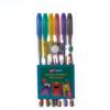 Набор гелевых ручек ArtSpace "Монстрики" 06цв., 1,0мм, металлик, ПВХ чехол