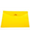 Папка-конверт на кнопке OfficeSpace А5 (190*240мм), 150мкм, полупрозрачная, желтая