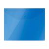 Папка-конверт на кнопке OfficeSpace А5 (190*240мм), 150мкм, полупрозрачная, синяя