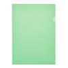 Папка-уголок OfficeSpace, А4, 100мкм, прозрачная зеленая