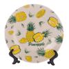 Тарелка плоская круглая d=17,5 см, Ананасы 12/96 (10702070/230622/3190310, КИТАЙ)