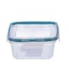 Контейнер для продуктов герметичный квадратный 0,4л с защелками (бесцветный)