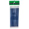Карандаш ч/г синий корпус заточенный с ластиком (уп/10шт)