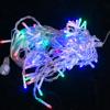 Гирлянда для улицы БАХРОМА "Мерцание" ш3м* в40/60см,100 ламп LED, прозр.провод,1 режим, IP-54, Мультицвет (возможность соединения)