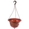 Кашпо подвесное 4,5л Д27,0см [ГРАЦИЯ] КОРИЧНЕВЫЙ