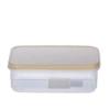Контейнер для продуктов "Modena" прямоугольный 0,5л с гибкой крышкой (светло-бежевый)