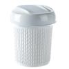 Контейнер для мусора "Velvet" круглый 1л (светло-серый)