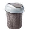 Контейнер для мусора "Velvet" круглый 1л (бежевый)