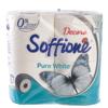 Бумага туалетная Soffione Pure White, двухслойная, 4 pулона