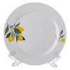 Тарелка плоская круглая d=22,5 см, Лимоны ,артикул 12/48