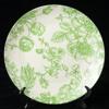 Тарелка плоская круглая d=20 Малахит , лунная форма 12/72