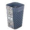 Стакан для ванной комнаты Plast Team Stone 74х74х112мм темный камень