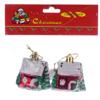 Новогоднее украшение, елочное машинка 6см, уп2шт, артикул 23ES04V-93