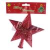 Новогоднее украшение, елочное звезда на верхушку елки 16см,артикул  XM23188