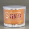 Ватные палочки DOMINA, дерево, круглая банка 300шт