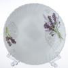 Тарелка плоская круглая d=19 см Лаванда 