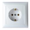 Розетка скрытой проводки, с заземлением, Кунцево-Электро СЕЛЕНА, артикул  РС16-370