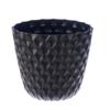 Горшок для цветов InGreen Wave с дренажной сеткой и съемным поддоном 2,5л, D175мм, горький шоколад
