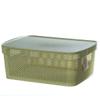 Корзина для хранения Keeplex Green Republic с крышкой 11л 38х27х14,3см полынь