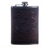 Фляжка 9oz - 270мл, мет+ кожзам , артикул 008268