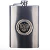 Фляжка 9oz - 270мл, герб, нерж , артикул 048290