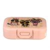 Ланч-бокс детский 0,85л с декором (светло-розовый)