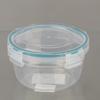Контейнер для продуктов герметичный круглый 0,5л с замками (бесцветный)