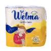 Бумага туалетная WELMA 2сл 4рул с втулкой, с ароматом ромашки 